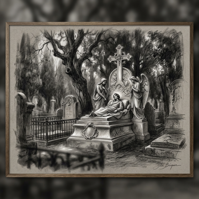 Tumulo de Gustavo Adolfo Bécquer